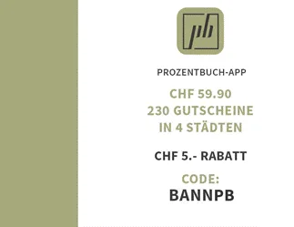 Prozentbuch Gutscheine Prozentbuch Gutschein